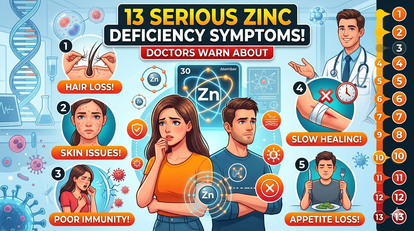 Zinc Deficiency Symptoms