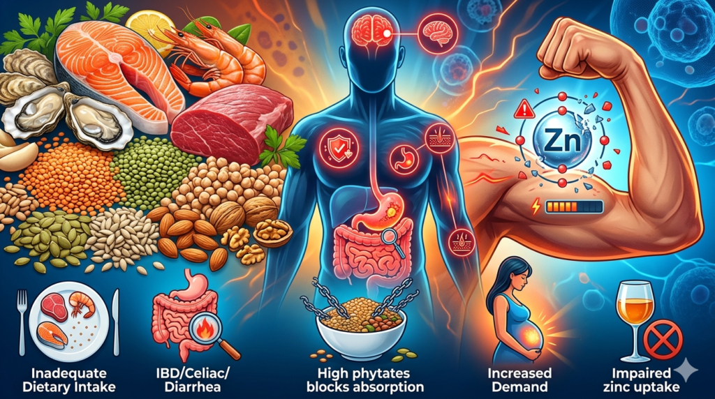 Zinc Deficiency Symptoms

