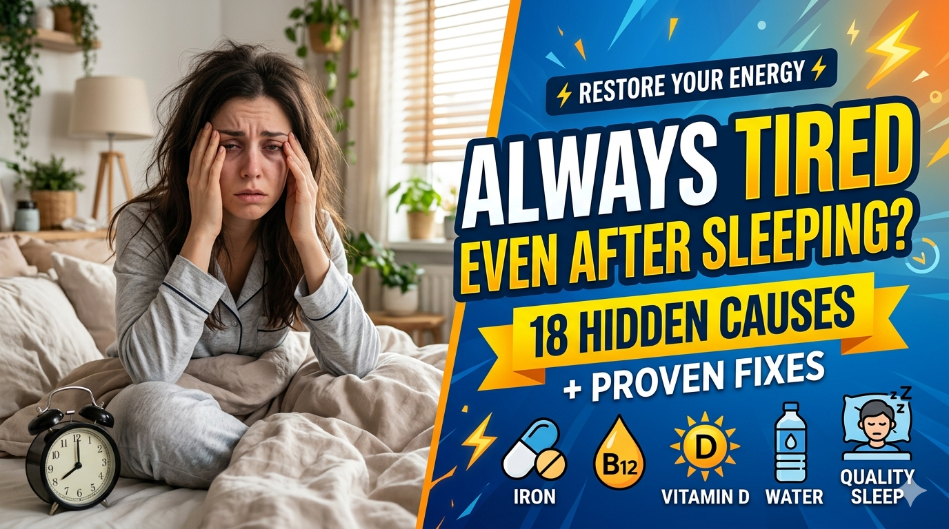 why am I always tired even after sleeping