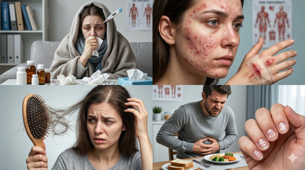 Zinc Deficiency Symptoms
