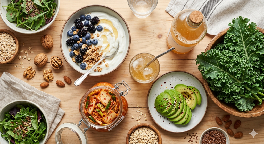 gut health foods list for better digestion naturally
